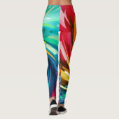 Die farbenfrohe Leggings (Rückseite)