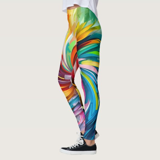 Die farbenfrohe Leggings (Links)