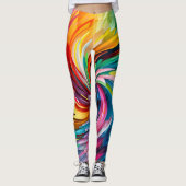 Die farbenfrohe Leggings (Vorderseite)