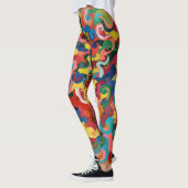 Die farbenfrohe Leggings (Links)