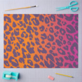 Die farbenfrohe Leopard-Serie Design 4 Seidenpapier (Basteln)
