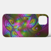 Die farbenfrohe, leuchtende, trippy-Abstrakte Frak Case-Mate iPhone Hülle (Rückseite (Horizontal))