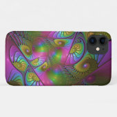 Die farbenfrohe, leuchtende, trippy-Abstrakte Frak Case-Mate iPhone Hülle (Rückseite (Horizontal))