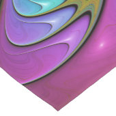 Die farbenfrohe, leuchtende, trippy-Abstrakte Frak Kurzer Tischläufer (Ecke)