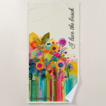 Die farbenfrohe Moderne Liebe Floral I