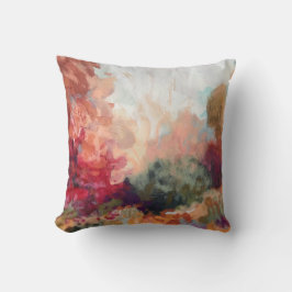 Die farbenfrohe, orangefarbene Farbe Blau Kissen