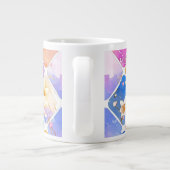 Die farbenfrohe Party im Blumengarten Jumbo-Tasse (Rückseite)