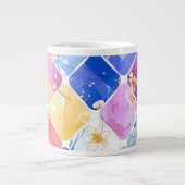 Die farbenfrohe Party im Blumengarten Jumbo-Tasse (Vorderseite)