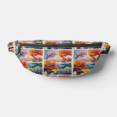 "Die farbenfrohe Reise der Natur" Bauchtasche (Ablage )