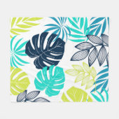 Die farbenfrohen Blätter Fleecedecke (Vorderseite (Horizontal))