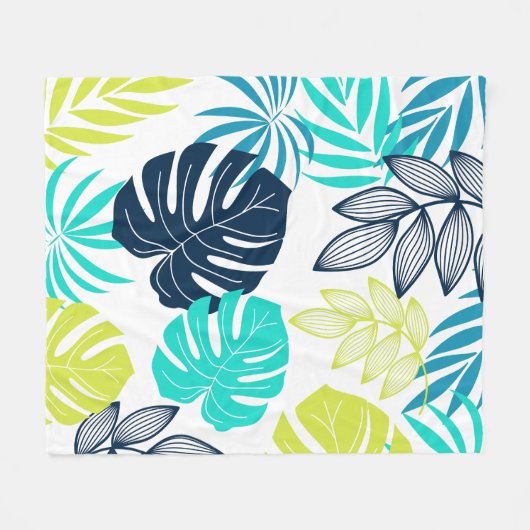 Die farbenfrohen Blätter Fleecedecke (Vorderseite (Horizontal))