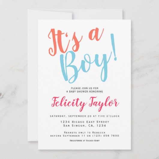 Die farbenfrohen Punkte der Kinderdusche Einladung (Vorderseite)