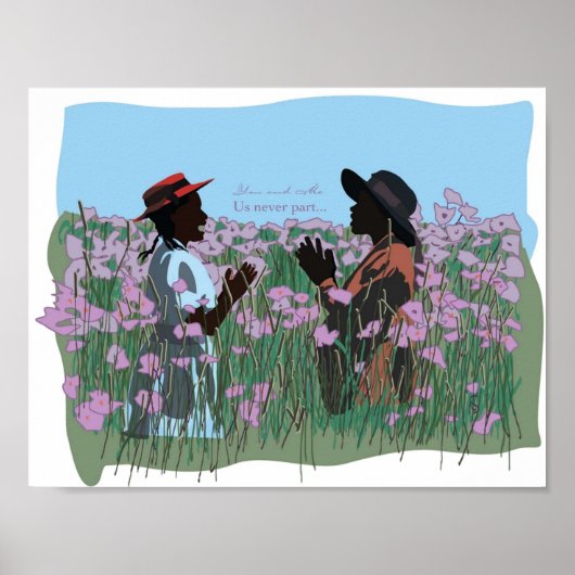 Die farbigen Lila Kinokunstwerke spielen dich und  Poster (Vorne)