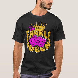 Die Farkle-Queen-Gaming-Familie T-Shirt