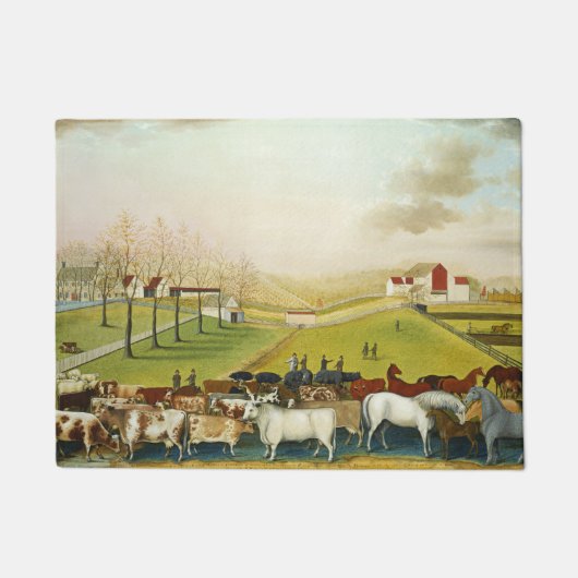 Die Farm Cornell (Landschaft Pennsylvania) Fußmatte (Vorderseite)