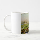Die Farm Cornell (Landschaft Pennsylvania) Kaffeetasse (Links)