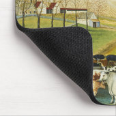 Die Farm Cornell (Landschaft Pennsylvania) Mousepad (Ecke)