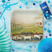 Die Farm Cornell (Landschaft Pennsylvania) Pappteller (Party)