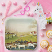 Die Farm Cornell (Landschaft Pennsylvania) Pappteller (Party)