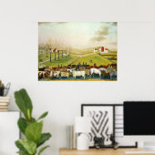 Die Farm Cornell (Landschaft Pennsylvania) Poster (Heimbüro)