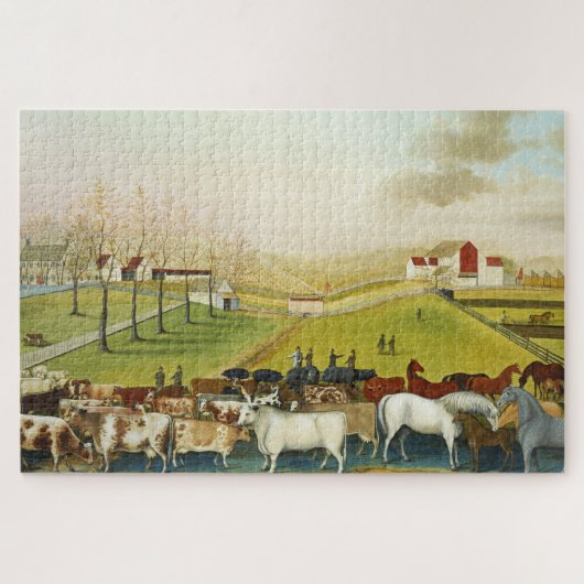 Die Farm Cornell (Landschaft Pennsylvania) Puzzle (Horizontal)