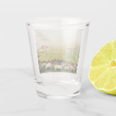 Die Farm Cornell (Landschaft Pennsylvania) Schnapsglas (Rückseite)