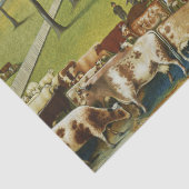 Die Farm Cornell (Landschaft Pennsylvania) Seidenpapier (Detail)