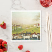 Die Farm Cornell (Landschaft Pennsylvania) Serviette (Beispiel)