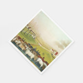 Die Farm Cornell (Landschaft Pennsylvania) Serviette (Ecke)