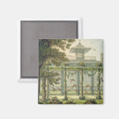 Die Fasanterie, eingraviert von Joseph Constantine Magnet (Vorderseite/Rückseite)