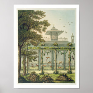 Die Fasanterie, eingraviert von Joseph Constantine Poster