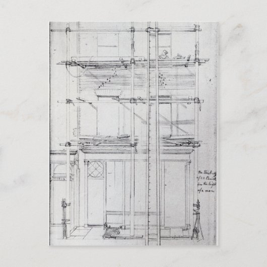 Die Fassade des Hauses Issac Postkarte (Vorderseite)