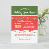 Die Fassade des Holiday House lädt Sie ein Einladung (Stehend Vorderseite)