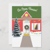 Die Fassade des Holiday House lädt Sie ein Einladung (Rückseite)