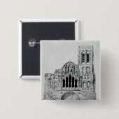 Die Fassade von La Madeleine de Vezelay Button (Vorne & Hinten)