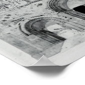 Die Fassade von La Madeleine de Vezelay Poster (Ecke)