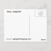 Die (fast) Geschenke der Unvollkommenheit Postkart Postkarte (Rückseite)