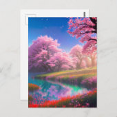 Die Faszination des Sonnenaufgangs Postkarte (Vorne/Hinten)