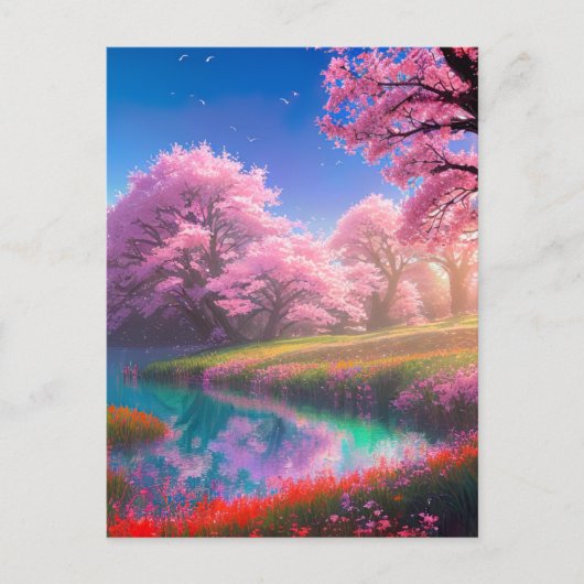 Die Faszination des Sonnenaufgangs Postkarte (Vorderseite)