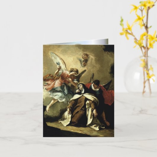 Die Faszination St. Therese - Fontebasso Karte (Gelbe Blume)