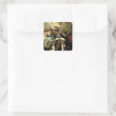 Die Faszination St. Therese - Fontebasso Quadratischer Aufkleber (Tasche)