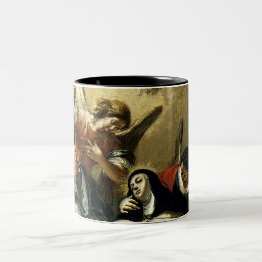 Die Faszination St. Therese - Fontebasso Zweifarbige Tasse (Mittel)