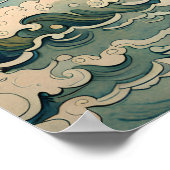 Die faszinierende Fischerkunst in der Nacht des St Poster (Ecke)