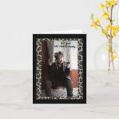 Die FAT PANTS für die Ferien Karte (Gelbe Blume)