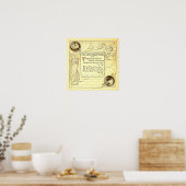 Die faulen Hausmädchen Walter Crane Small Poster (Küche)