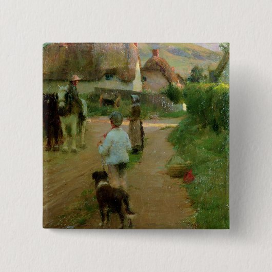 Die Faulenzer, 1888 (Öl auf Leinwand) Button (Vorderseite)