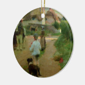 Die Faulenzer, 1888 (Öl auf Leinwand) Keramikornament (Links)