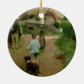 Die Faulenzer, 1888 (Öl auf Leinwand) Keramikornament (Hinten)