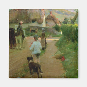 Die Faulenzer, 1888 (Öl auf Leinwand) Magnet