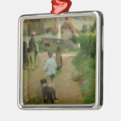 Die Faulenzer, 1888 (Öl auf Leinwand) Silbernes Ornament (Links)